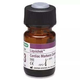 Bio-Rad Laboratories Cardiac Marker Control Liquichek Cardiac Markers LT Level 3 6 X 3 mL - M-974895-3494 | Box of 1
