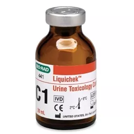 Bio-Rad Laboratories Control Liquichek Urine Toxicology Level C1 10 X 20 mL - M-977827-1627 | Each