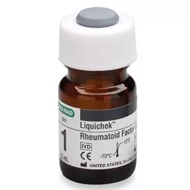 Bio-Rad Laboratories Immunology Control Liquichek Rheumatoid Factor (RF) Level 1 2 mL - M-649147-2037 | Box of 6