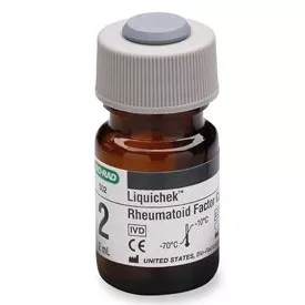 Bio-Rad Laboratories Immunology Control Liquichek Rheumatoid Factor (RF) Level 2 2 mL - M-649148-4396 | Box of 6