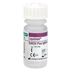 Bio-Rad Laboratories Unassayed Control Liquichek ToRCH Plus IgM Negative Level 3 X 2 mL - M-935132-2287 | Box of 1