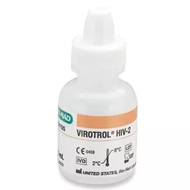 Bio-Rad Laboratories Unassayed Control Virotrol HIV-2 Antibodies Single Level, Class B 1 X 5 mL - M-955318-2181 | Each