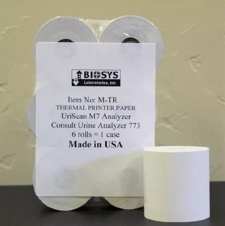 Biosys Labs Diagnostic Recording Paper Thermal Paper Roll - M-1004280-1136 | Case of 6