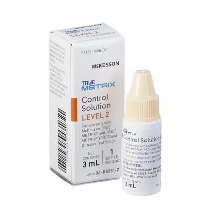 Blood Glucose Control Solution McKesson TRUE METRIX Blood Glucose Testing 3 mL Level 1 - M-960304-2574 | Box of 1