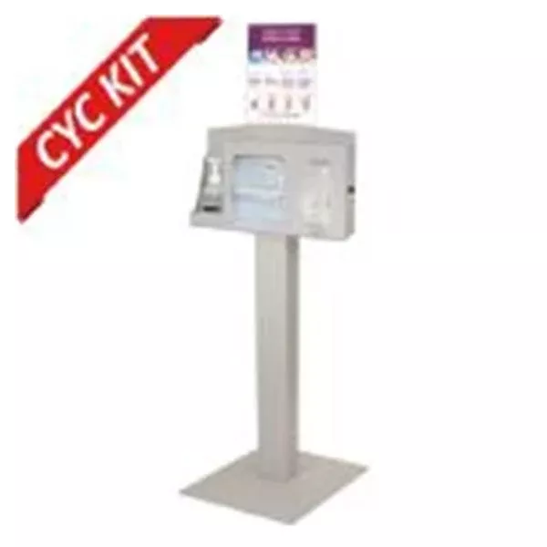 Bowman Medical Products Dispenser Compliance Cover Your Cough Beige With PPE Ea