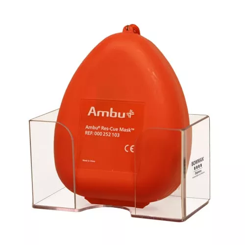 Bowman Medical Products Dispenser Face Mask Clear For CPR Masks Ea