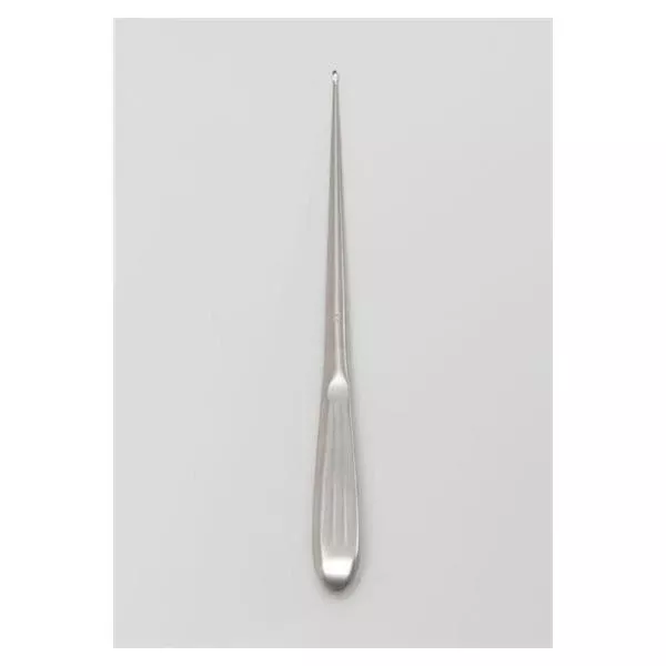 BR Surgical Curette Bone Bruns 9" #000 Oval Cup Tip Angled Stainless Steel Ea