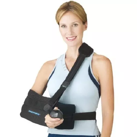 Breg Brace Immobilizer Shoulder Airmesh Fabric Black Large Ea