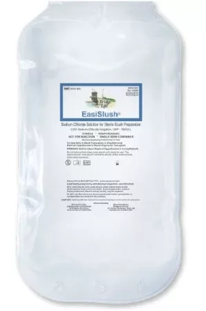 Bridge to Life Ltd Chemistry Reagent EasiSlush Sodium Chloride USP Grade 0.9% 1.25 Liter - M-1185667-4337 - Case of 8