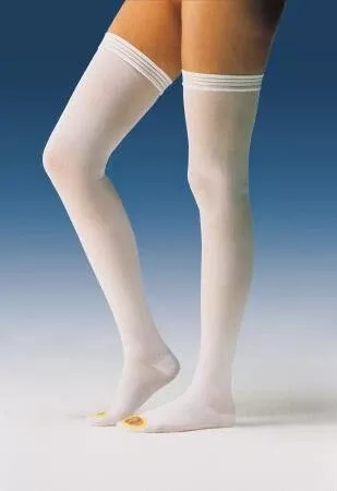 BSN Medical Anti-embolism Stocking JOBST Anti-Em/GPT™ Thigh High Small / Regular White Inspection Toe - M-203525-2120 - Box of 6