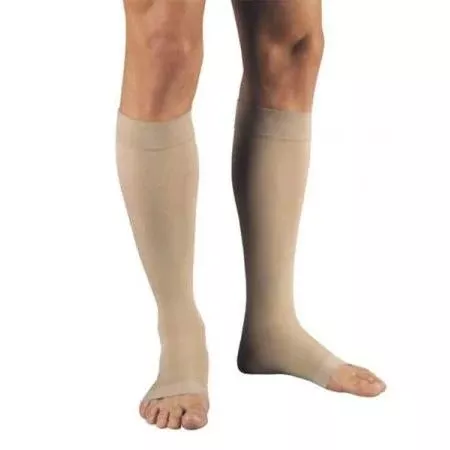 BSN Medical Compression Stocking JOBST Relief Knee High Large Beige Open Toe - M-1116896-1607 - Pair