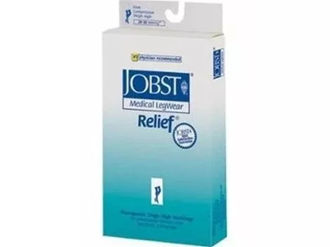 BSN Medical Compression Stocking JOBST Relief Petite Knee High Medium / Petite Beige Closed Toe - M-1028324-1672 | Pair