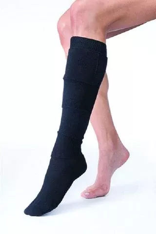 BSN Medical Compression Wrap JOBST FarrowWrap 4000 Leg Large Black Open Toe - M-1127898-4637 - Each