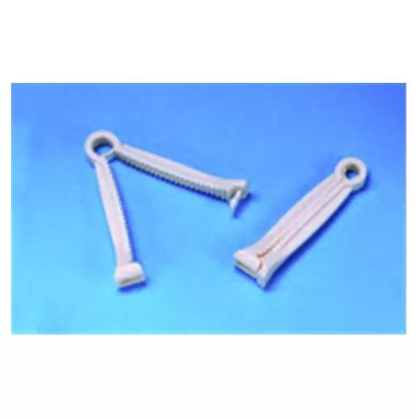 Busse Hospital Disposable Clamp Umbilical Cord Posi-Grip Interlocking Teeth Nylon 128/Ca