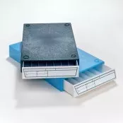 Caplugs Cassette File Cabinet Drawer PECD Series Blue High Impact Polystyrene - M-1044413-3747 - Box of 2