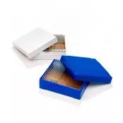 Caplugs Slide Storage / Mailing Box SB Series Blue 25 Slide Capacity - M-1036002-1801 - Pack of 25