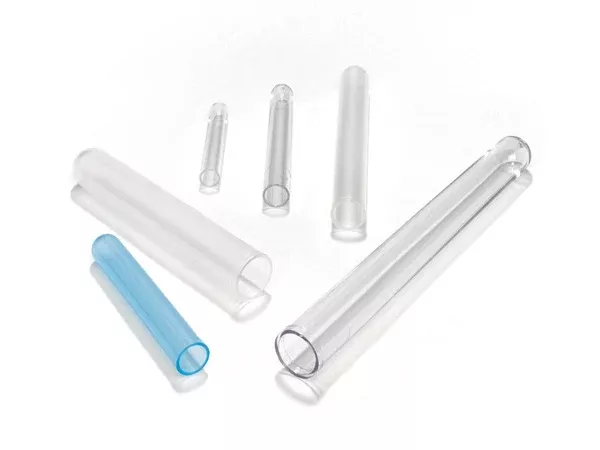 Caplugs Test Tube Round Bottom Plain 10 X 75 mm 4 mL Without Color Coding Without Closure Polystyrene Tube - M-1035956-3123 - Case of 1000