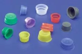 Cardinal Ezee-topper™ Tube Cap Polyethylene Snap Cap Red For 13 mm Tubes - M-1121812-4944 - Case of 10000