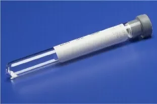 Cardinal Monoject™ Venous Blood Collection Tube Glucose Determination Sodium Fluoride / Potassium Oxalate Additive 16 X 100 mm 10 mL Gray Conventional Closure Glass Tube - M-416609-3427 - Case of 1000