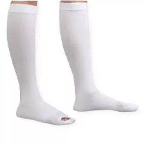 Carolon Company Compression Stocking Health Support Knee High Size A / Short Beige Closed Toe - M-992814-3043 | Pair