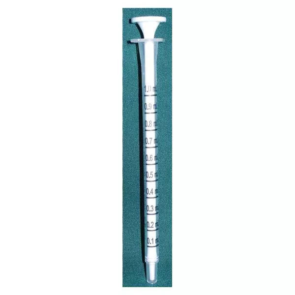 Clarke Container Division Dispenser Syringe Plastic 1mL Transparent 100/Pk