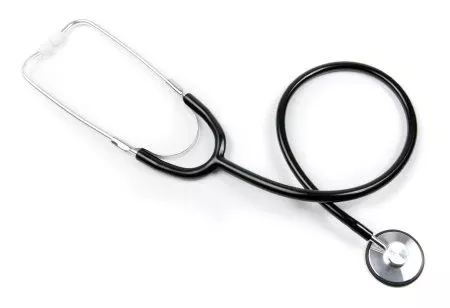 Classic Stethoscope BASIC Black 1-Tube 21 Inch Tube Single Head Chestpiece - M-1007588-1487 | Box of 10