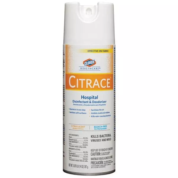 Clorox Sales Company Deodorizer Solution Clorox Citrus 14 oz 14oz/Cn, 12 CN/CA (49100)