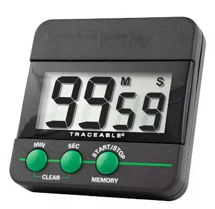 Cole-Parmer Inst. Electronic Alarm Timer Control 3 Holding Traceable 100 Minutes Digital Display - M-897982-4702 | Each