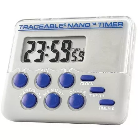 Cole-Parmer Inst. Electronic Alarm Timer Large Digit Traceable 24 Hours Digital Display - M-926397-2077 | Each