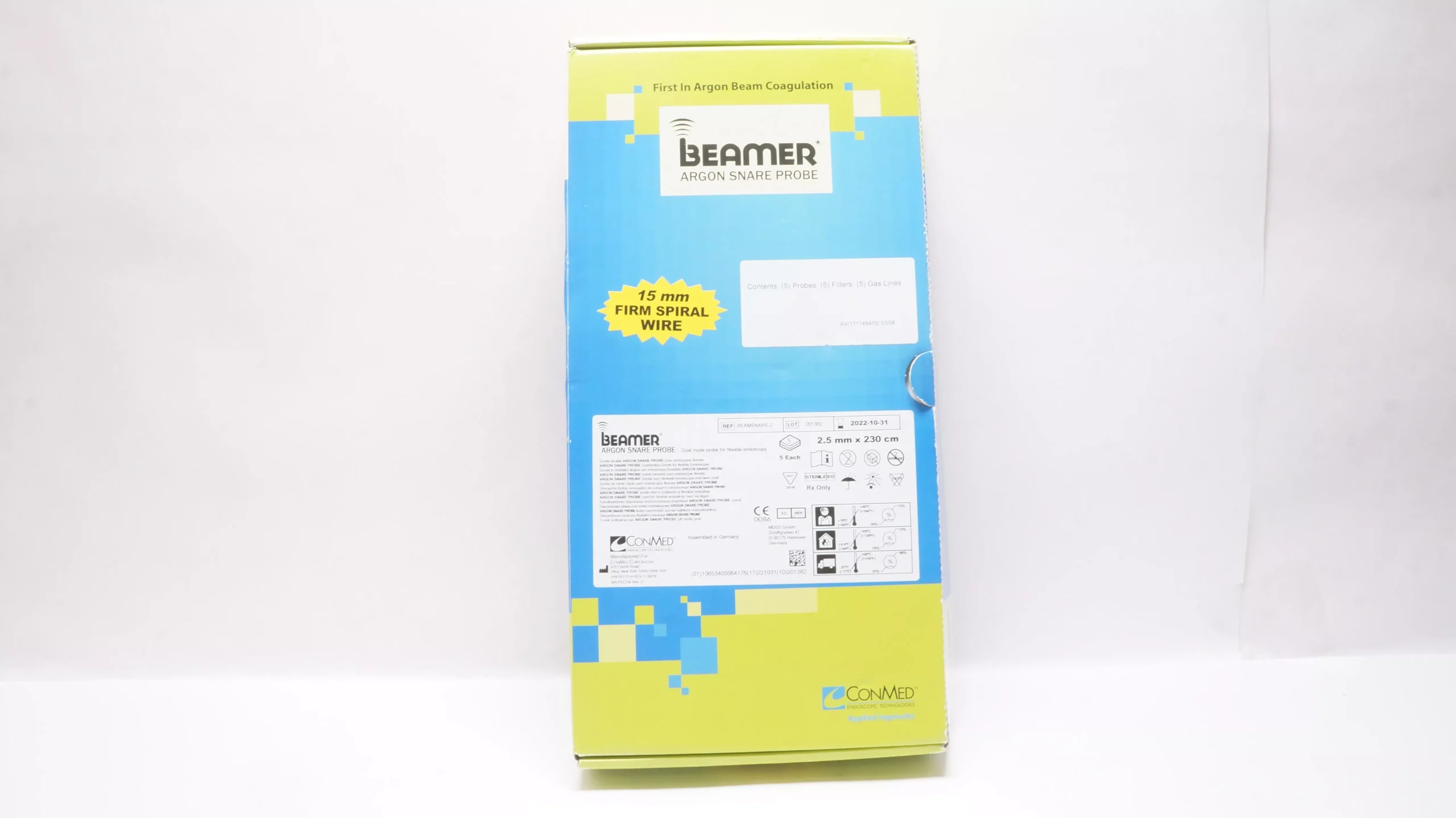 ConMed BEAMSNARE-2 Beamer Argon Snare Probe 2.5mm x 230cm (x) - Box of 5