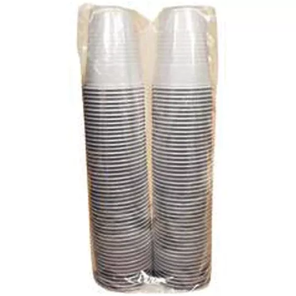 Crosstex International Cup Drinking Plastic 5 oz Silver / Grey 1000/Ca