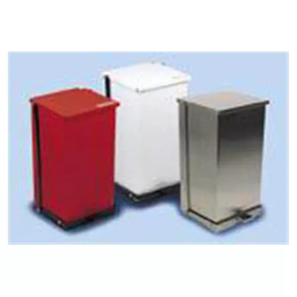 Detecto Scales Can Biohazard 25gal Red Ea