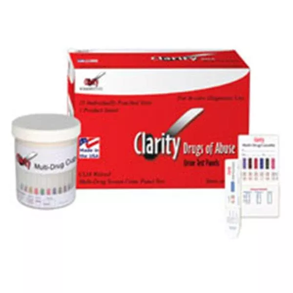 Diagnostic Test Group Clarity Drug Screen Test Kit 10 Panel 25/Bx (CD-DOA-1104)