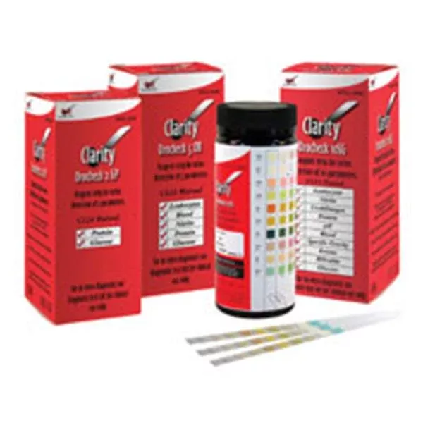 Diagnostic Test Group Clarity Urocheck Ketone Test Strip CLIA Waived 100/Bt