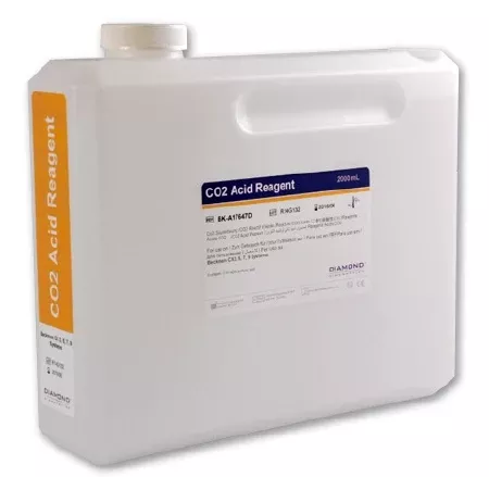 Diamond Diagnostics Reagent CO2 Acid For CX 3 to 9 Beckman Chemistry Analyzer 2 X 2 Liter - M-979940-2850 - Box of 2