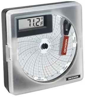 Dickinson Company Temperature Chart Recorder Dickson™ SL4 24-Hour / 7-Day Switchable - M-917065-4618 - Each