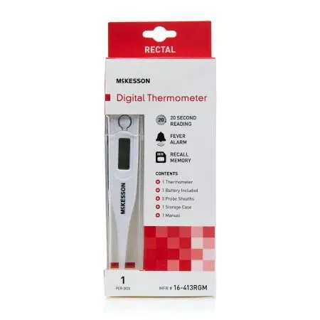 Digital Stick Thermometer McKesson Rectal Probe Handheld - M-797158-1429 | Each
