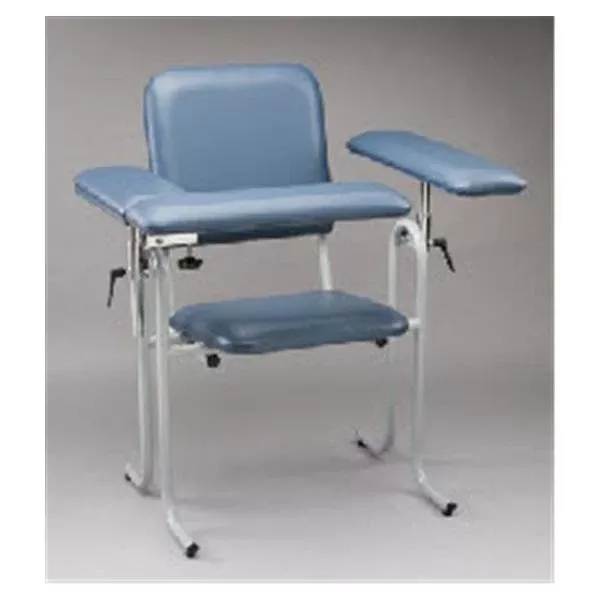 Dukal oration Chair Blood Draw Slate Blue 300lb Capacity Ea