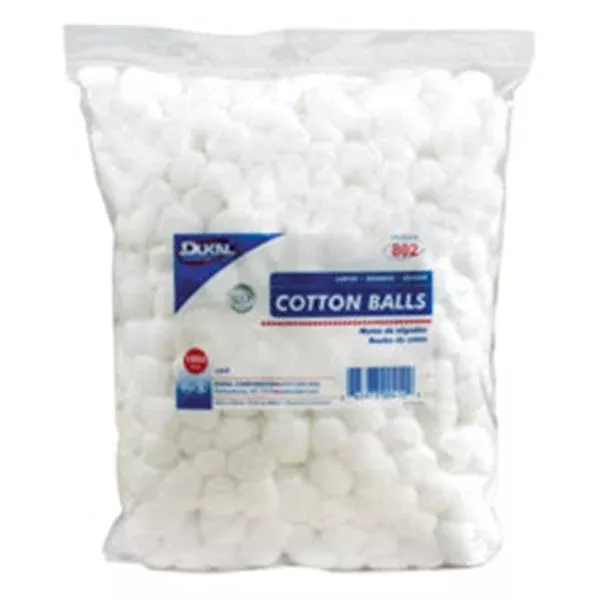 Dukal oration Cotton Ball Non Sterile Large 1000/Bg, 2 BG/CA (802)