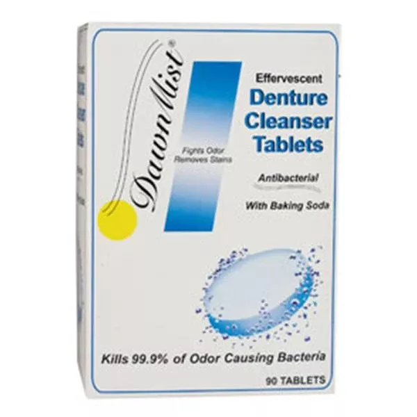 Dukal oration Dawn Mist Denture Cleanser Tablets 90/Bx, 24 BX/CA (DEN6290)