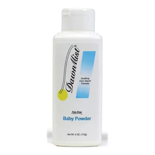 Dukal oration DawnMist Baby Powder Blended Cornstarch Fresh Scent 4oz 48/Ca
