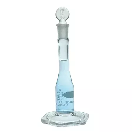 DWK Life Sciences LLC Volumetric Flask Kimble KIMAX Class A / Hexagonal Base Glass 10 mL - M-1156469-3986 - Case of 6