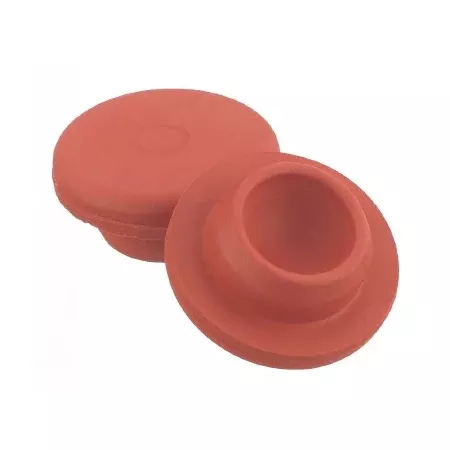 DWK Life Sciences LLC Wheaton Bottle Stopper Rubber Straight Plug Stopper Red 13 X 20 mm For Vials with Straight Wall Glass Finish NonSterile - M-1156457-4334 - Case of 1000