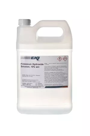 Ek Industries Inc Microbiology Reagent Potassium Hydroxide Inorganic Compound 10% w/v 1 gal. - M-1119671-1281 - Each