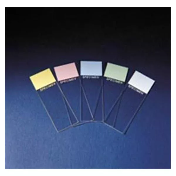 Erie Scientific Colormark Microscope Slide 3x1"x1mm Pink 10Gr/Ca