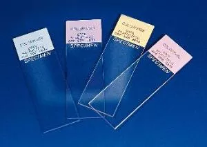 Erie Scientific Microscope Slide Colormark™ 25 X 75 X 1 mm Blue Frosted End - M-914619-3028 - Case of 1440
