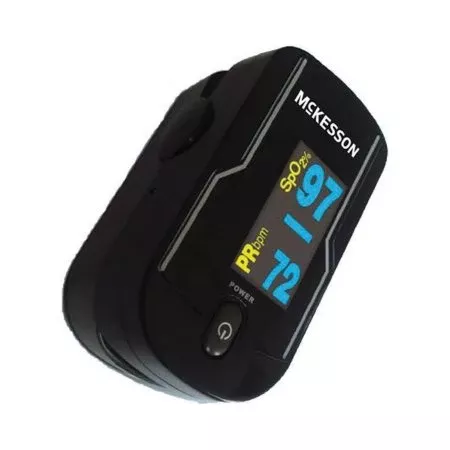 Fingertip Pulse Oximeter McKesson Battery Operated Without Alarm - M-699689-3337 | Each