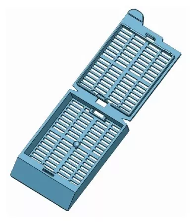 Fisher Anatomical Embedding Cassette Fisher HealthCare™ Sure-Tek™ 2 Blue - M-1000104-1124 - Case of 1000