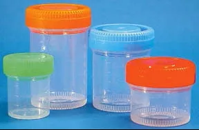 Fisher Anatomical Prefilled Formalin Container Protocol™ Color-Coded Polypropylene 45 mL Fill in 90 mL (3 oz.) Screw Cap Unprinted NonSterile - M-530581-3156 - Case of 75