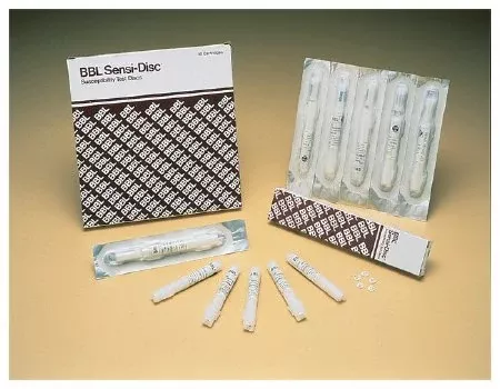 Fisher Scientific Antimicrobial Susceptibility Test Disc BD™ BBL™ Sensi-Disc™ Polymyxin 300 Units - M-952600-3058 - Pack of 10